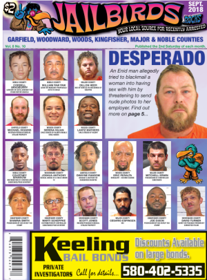 GARFIELD, KINGFISHER, NOBLE, MAJOR - September 2018