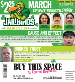 KAY, WASHINGTON, OSAGE, PAWNEE - March 2026