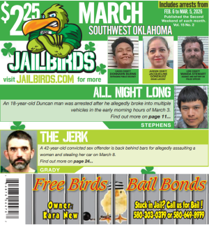 COMANCHE, CADDO, COTTON, KIOWA, TILLMAN, JACKSON, STEPHENS, GRADY - March 2026