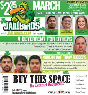 GARFIELD, KINGFISHER, MAJOR, NOBLE, WOODWARD - March 2026