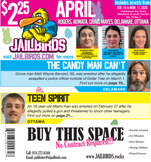 ROGERS, NOWATA, CRAIG, MAYES, DELAWARE, OTTAWA - April 2026