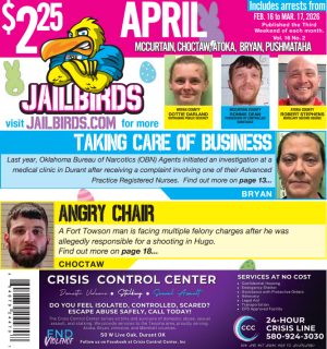 MCCURTAIN, CHOCTAW, BRYAN, ATOKA, PUSHMATAHA - April 2026