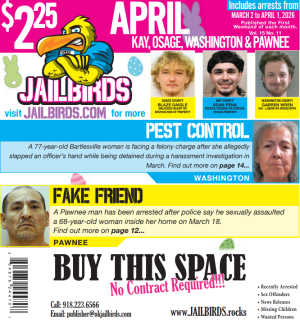 KAY, WASHINGTON, OSAGE, PAWNEE - April 2026