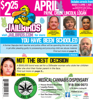 PAYNE, CREEK, LINCOLN, LOGAN - April 2026