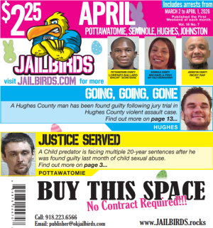 POTTAWATOMIE, SEMINOLE, HUGHES, JOHNSTON - April 2026