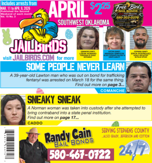 COMANCHE, CADDO, COTTON, KIOWA, TILLMAN, JACKSON, STEPHENS, GRADY - April 2026