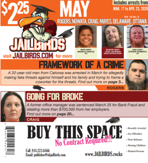 ROGERS, NOWATA, CRAIG, MAYES, DELAWARE, OTTAWA - May 2026