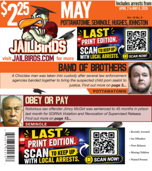 POTTAWATOMIE, SEMINOLE, HUGHES, JOHNSTON - May 2026