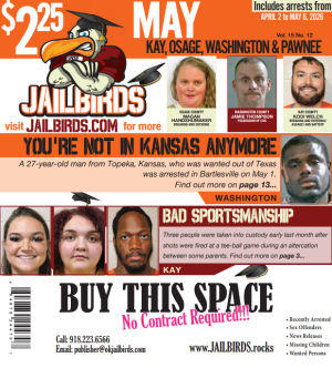 KAY, WASHINGTON, OSAGE, PAWNEE - May 2026